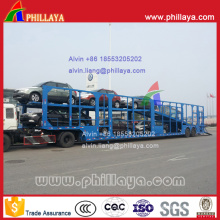 8 Carros Carrier 2-Axled Car Carrying Semi Truck Trailer